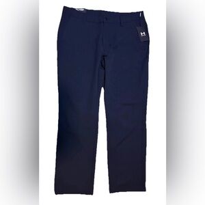 Under Armour Men’s Match Play Golf Tapered Navy Pants Size 36/30 New